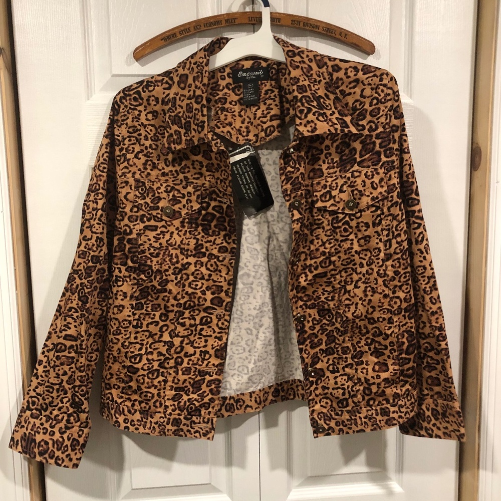 Leopard jacket NWT